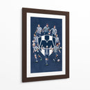 El azul que defendemos - Rayados | Cuadro decorativo de Canvas Lab