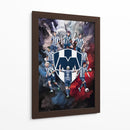 El escudo que defendemos - Rayados | Cuadro decorativo de Canvas Lab