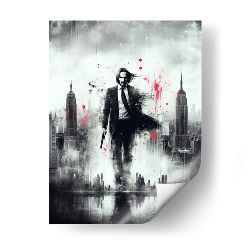 John Wick regresa - Paltik Arte Digital | Cuadro decorativo de Canvas Lab