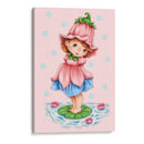 Topsy sobre lirio - Púrpura Imperial | Cuadro decorativo de Canvas Lab