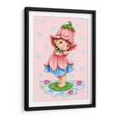 Topsy sobre lirio - Púrpura Imperial | Cuadro decorativo de Canvas Lab