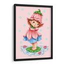 Topsy sobre lirio - Púrpura Imperial | Cuadro decorativo de Canvas Lab