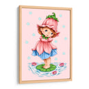 Topsy sobre lirio - Púrpura Imperial | Cuadro decorativo de Canvas Lab