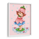 Topsy sobre lirio - Púrpura Imperial | Cuadro decorativo de Canvas Lab