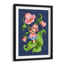 Topsy y campanillas - Púrpura Imperial | Cuadro decorativo de Canvas Lab