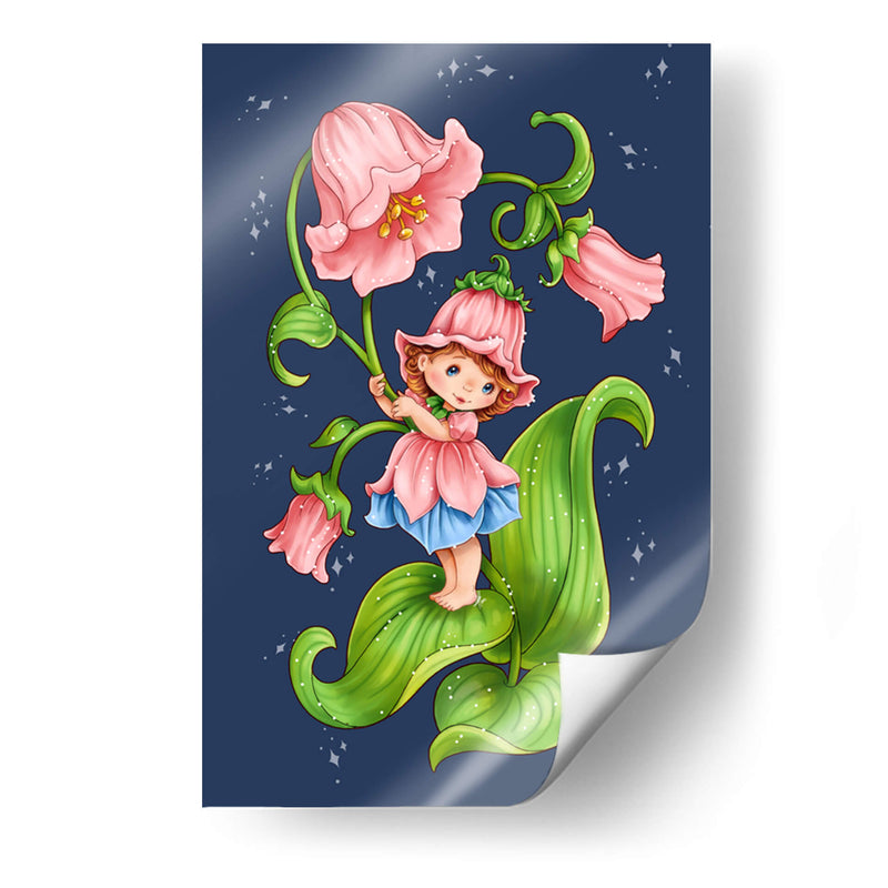 Topsy y campanillas - Púrpura Imperial | Cuadro decorativo de Canvas Lab