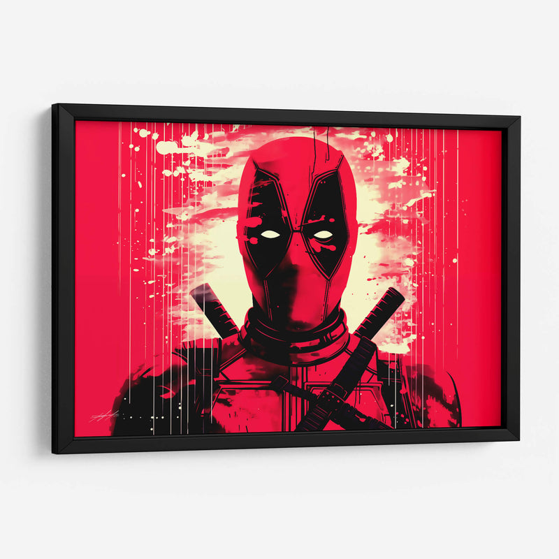 RETROWAVE - DEADPOOL - DeLaVegaGaming | Cuadro decorativo de Canvas Lab