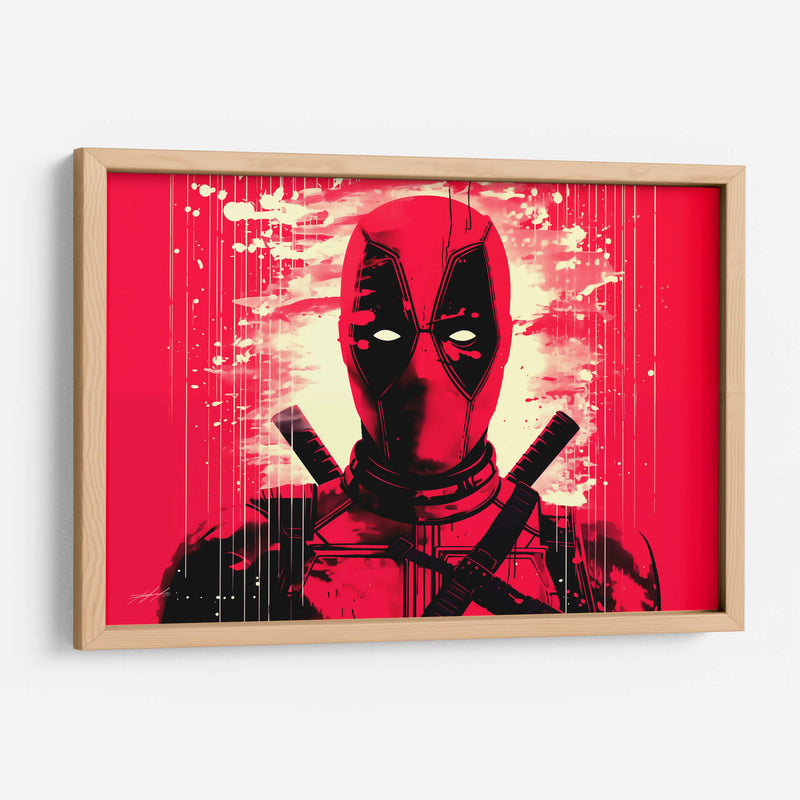 RETROWAVE - DEADPOOL - DeLaVegaGaming | Cuadro decorativo de Canvas Lab