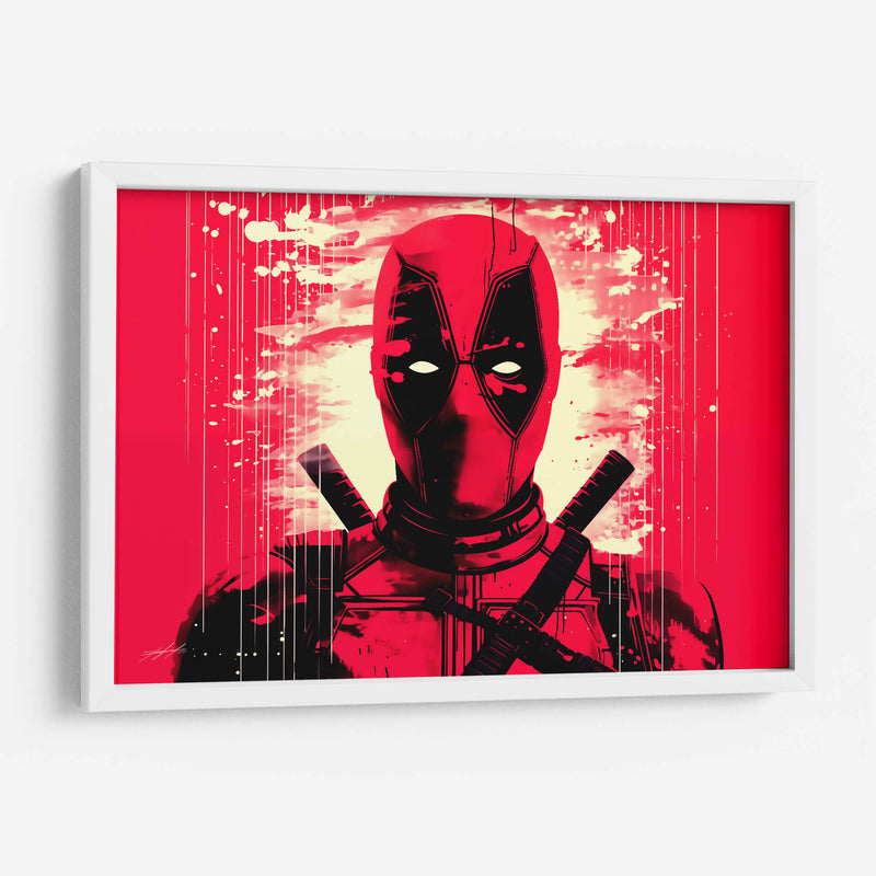 RETROWAVE - DEADPOOL - DeLaVegaGaming | Cuadro decorativo de Canvas Lab