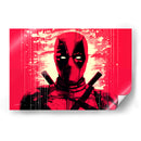 RETROWAVE - DEADPOOL - DeLaVegaGaming | Cuadro decorativo de Canvas Lab