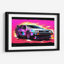 RETROWAVE - OUT OF TIME - DeLaVegaGaming | Cuadro decorativo de Canvas Lab