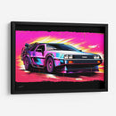 RETROWAVE - OUT OF TIME - DeLaVegaGaming | Cuadro decorativo de Canvas Lab