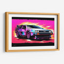 RETROWAVE - OUT OF TIME - DeLaVegaGaming | Cuadro decorativo de Canvas Lab