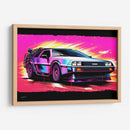 RETROWAVE - OUT OF TIME - DeLaVegaGaming | Cuadro decorativo de Canvas Lab