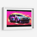 RETROWAVE - OUT OF TIME - DeLaVegaGaming | Cuadro decorativo de Canvas Lab