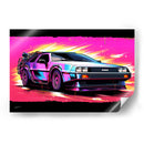RETROWAVE - OUT OF TIME - DeLaVegaGaming | Cuadro decorativo de Canvas Lab