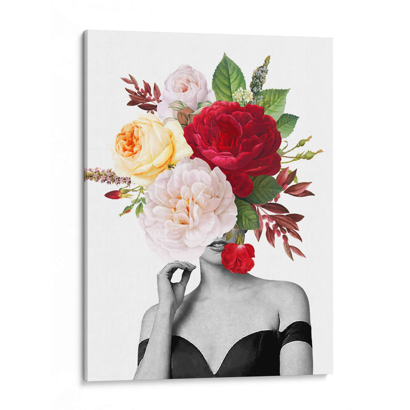 flores rojas - Nayeli Cabrera | Cuadro decorativo de Canvas Lab