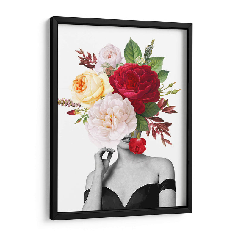 flores rojas - Nayeli Cabrera | Cuadro decorativo de Canvas Lab