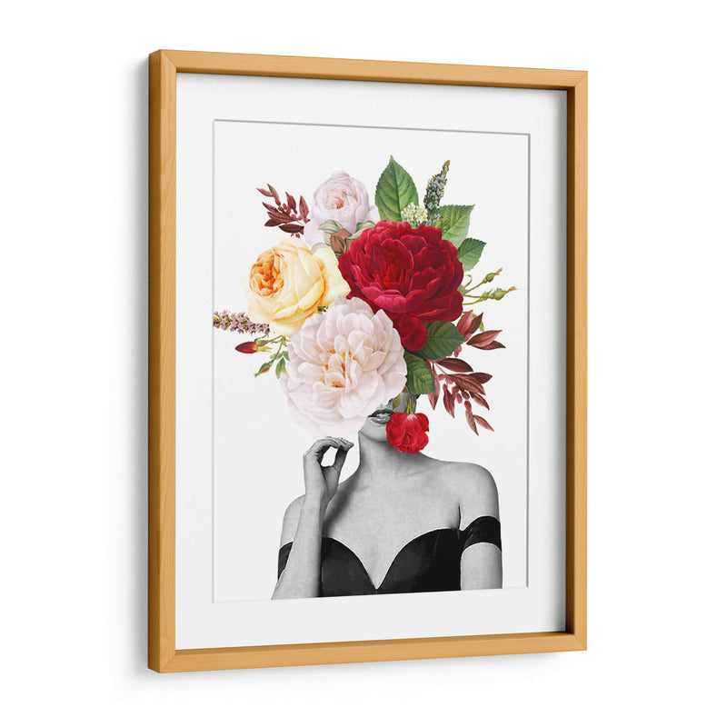 flores rojas - Nayeli Cabrera | Cuadro decorativo de Canvas Lab