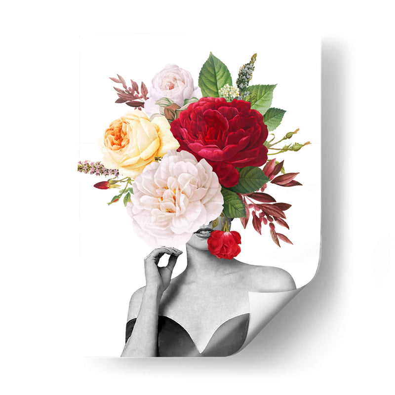 flores rojas - Nayeli Cabrera | Cuadro decorativo de Canvas Lab