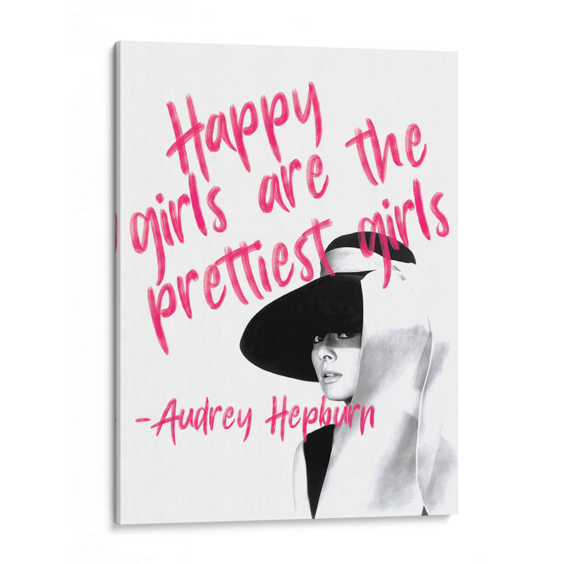 Happy Audrey Hepburn - Nayeli Cabrera | Cuadro decorativo de Canvas Lab