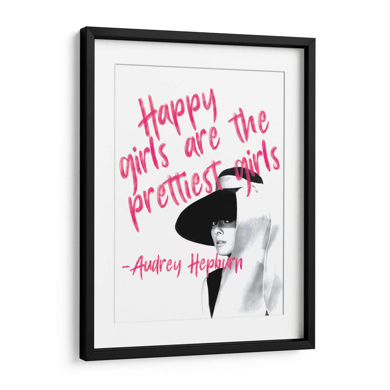 Happy Audrey Hepburn - Nayeli Cabrera | Cuadro decorativo de Canvas Lab