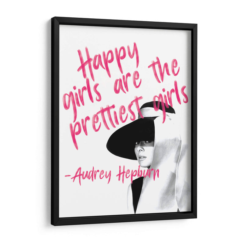 Happy Audrey Hepburn - Nayeli Cabrera | Cuadro decorativo de Canvas Lab