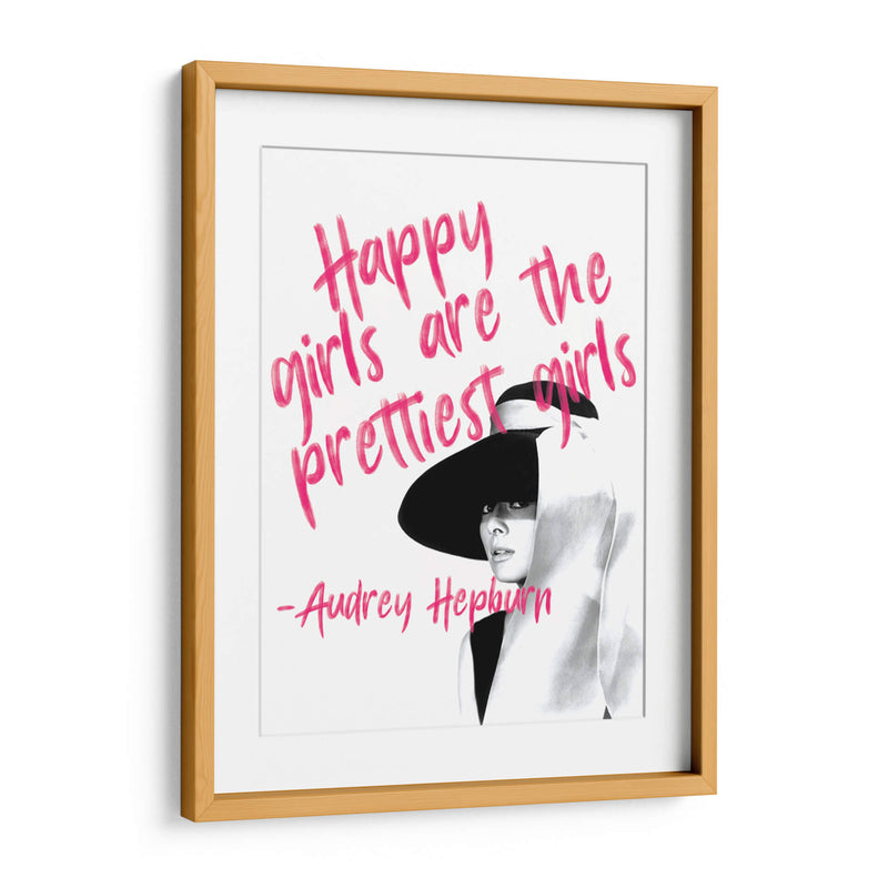 Happy Audrey Hepburn - Nayeli Cabrera | Cuadro decorativo de Canvas Lab