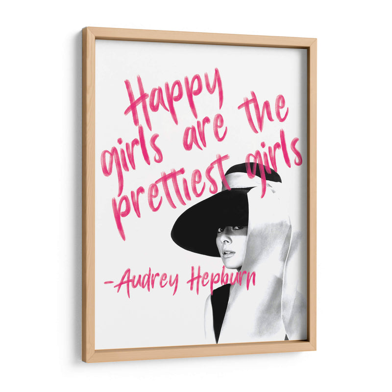 Happy Audrey Hepburn - Nayeli Cabrera | Cuadro decorativo de Canvas Lab