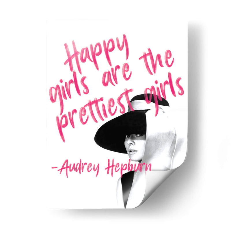 Happy Audrey Hepburn - Nayeli Cabrera | Cuadro decorativo de Canvas Lab
