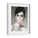 lily collins bubblegum - Nayeli Cabrera | Cuadro decorativo de Canvas Lab