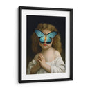 niña maripoza azul - Nayeli Cabrera | Cuadro decorativo de Canvas Lab