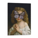 niña mariposa blanca - Nayeli Cabrera | Cuadro decorativo de Canvas Lab