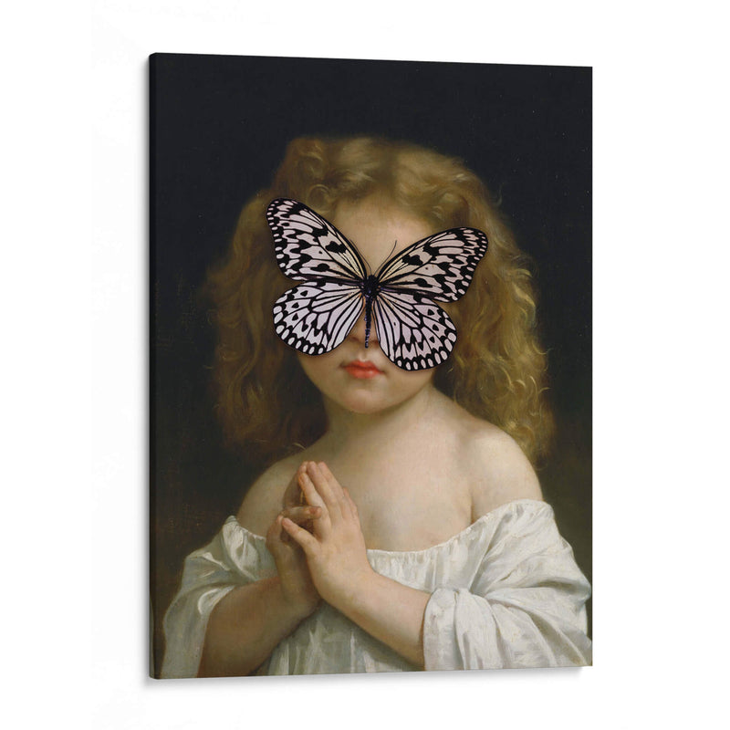 niña mariposa blanca - Nayeli Cabrera | Cuadro decorativo de Canvas Lab