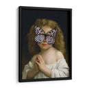 niña mariposa blanca - Nayeli Cabrera | Cuadro decorativo de Canvas Lab