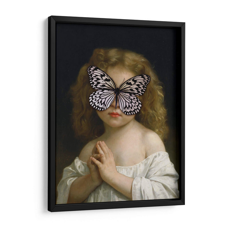 niña mariposa blanca - Nayeli Cabrera | Cuadro decorativo de Canvas Lab