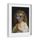 niña mariposa blanca - Nayeli Cabrera | Cuadro decorativo de Canvas Lab