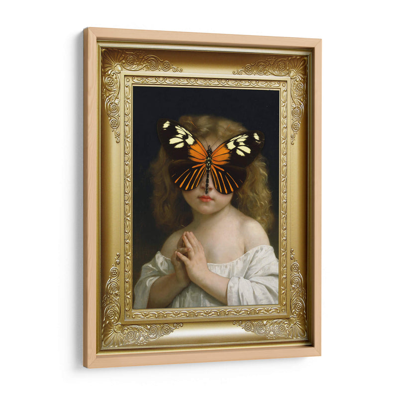 niña mariposa - Nayeli Cabrera | Cuadro decorativo de Canvas Lab