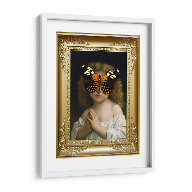 niña mariposa - Nayeli Cabrera | Cuadro decorativo de Canvas Lab