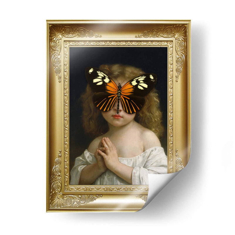 niña mariposa - Nayeli Cabrera | Cuadro decorativo de Canvas Lab