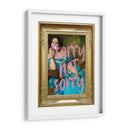 sorry not sorry con marco - Nayeli Cabrera | Cuadro decorativo de Canvas Lab