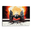 RETROWAVE - TIE-FIGHTER - DeLaVegaGaming | Cuadro decorativo de Canvas Lab