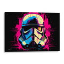 RETROWAVE - TROOPER - DeLaVegaGaming | Cuadro decorativo de Canvas Lab
