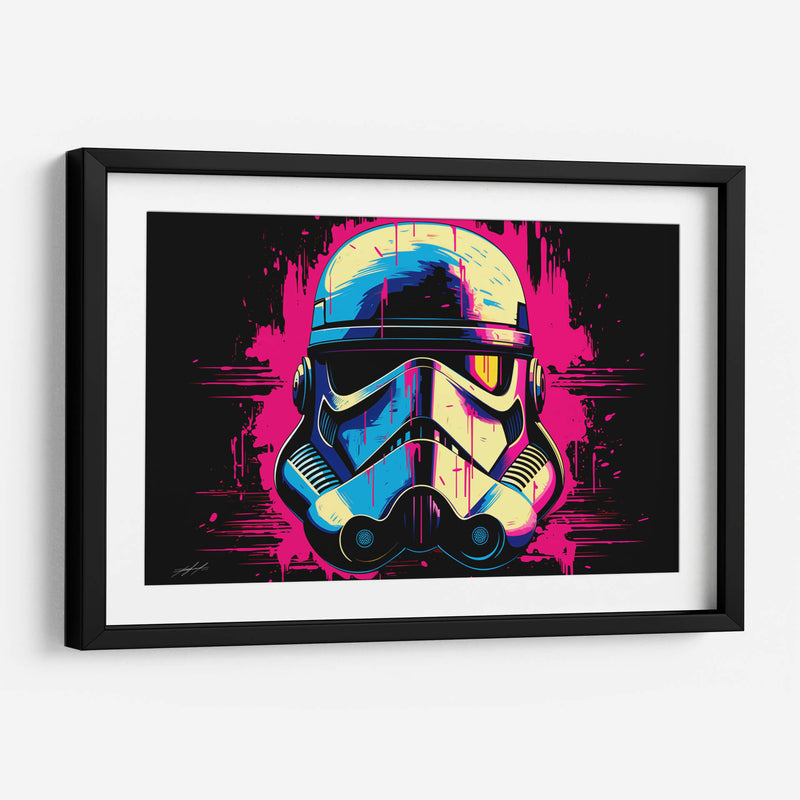 RETROWAVE - TROOPER - DeLaVegaGaming | Cuadro decorativo de Canvas Lab