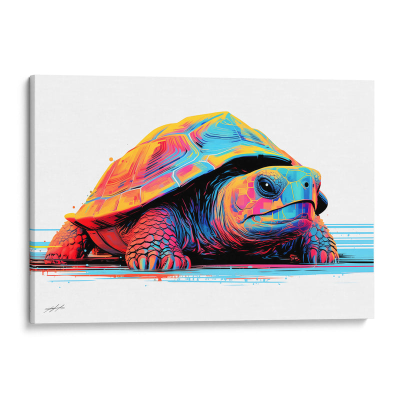 RETROWAVE - TURTLE - DeLaVegaGaming | Cuadro decorativo de Canvas Lab