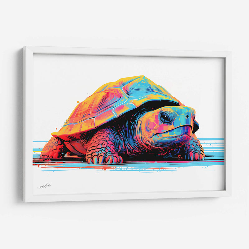 RETROWAVE - TURTLE - DeLaVegaGaming | Cuadro decorativo de Canvas Lab