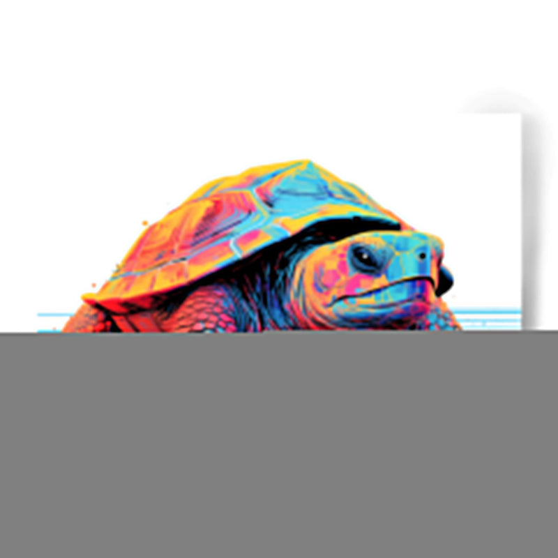 RETROWAVE - TURTLE - DeLaVegaGaming | Cuadro decorativo de Canvas Lab