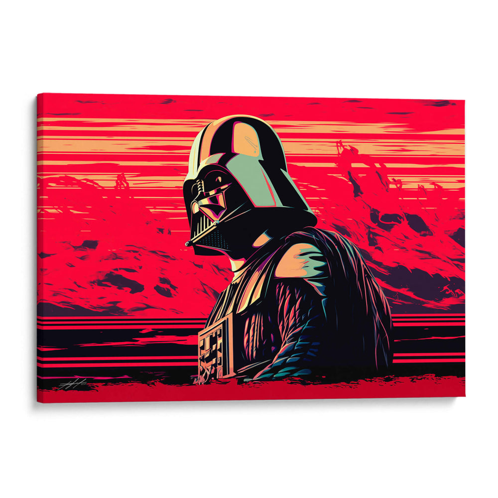 RETROWAVE - VADER - DeLaVegaGaming | Cuadro decorativo de Canvas Lab