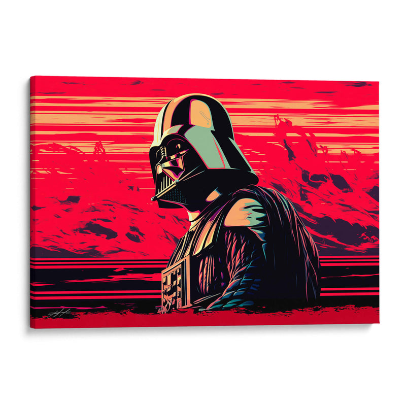 RETROWAVE - VADER - DeLaVegaGaming | Cuadro decorativo de Canvas Lab