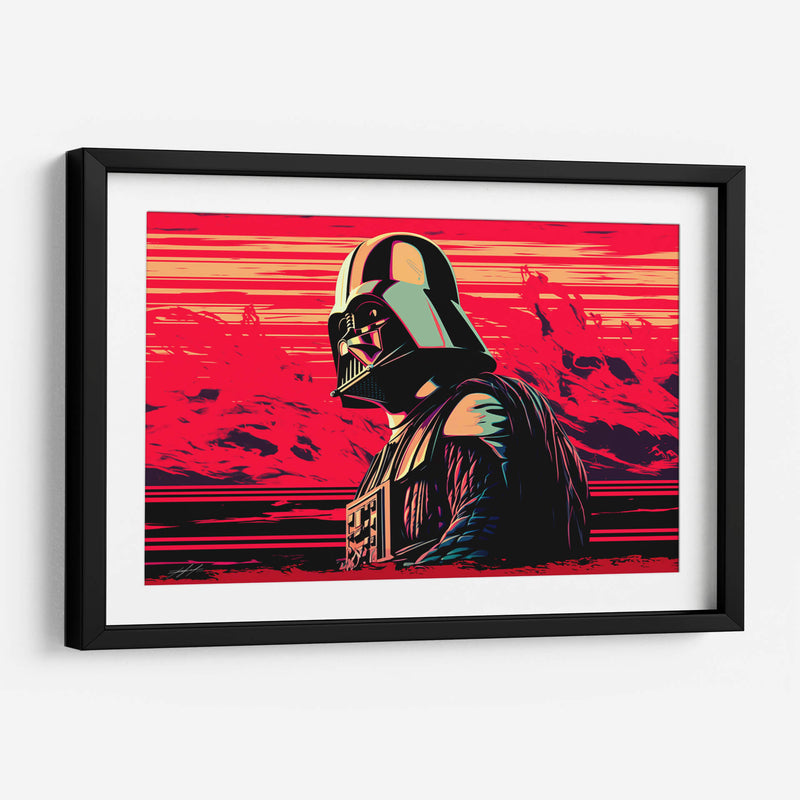 RETROWAVE - VADER - DeLaVegaGaming | Cuadro decorativo de Canvas Lab